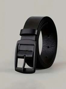 Men's Fashion PU Leather Belt, Minimalist Retro Design, Smooth Buckle, Suitable For Men's Daily Life, Casual, Party, Holiday, Work, Valentine's Day Fall, Autumn, Halloween Autumn-Winter Accessories,Suitable For Teens, Youth,Men,Casual, Outdoor, Athletic, Vacation, Graduation Gifts, Birthday, Daily Wear Halloween, Casual, Business, Street, Boho, Western, Outdoor, Gift For Men, Husband, Boyfriend, Father, Dad, Christmas