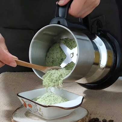 Elektryczny młynek do kawy o dużej mocy do kuchni, zbóż, orzechów, fasoli, przypraw, ziaren, wielofunkcyjny młynek do kawy do domu