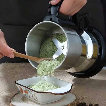 High Power Electric Coffee Grinder, Multi-Function Kitchen Grain Nut Bean Spice Grinder, Household Coffee Grinder