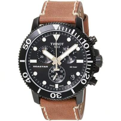 Tissot Seastar 1000 Chronograph Quartz Black Dial Men's Watch T120.417.36.051.00