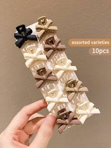 10/30 件女孩彩色简约小发夹 - 彩色 - 查看 12