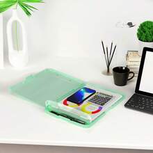 Carpeta Portapapeles Papeleta Almacena Tabla Clip Carta - verde menta - Ver 7