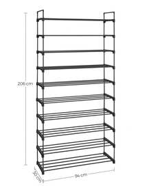 SONGMICS Shoe Racks - Black - View 5