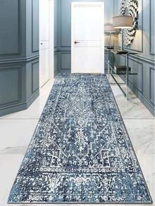 Made In Turkey - Washable Runner Rug – Non-Slip Roll Carpet – 80x120 Cm, 80x150, 80x200, 80x300, 100x200, 100x160, 100x300, 120x180, 140x190 Cm – Cut-To-Size Hallway Rug