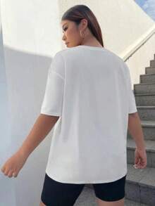 Camiseta Feminina com Estampa cacto balão - Branco - Visão 2