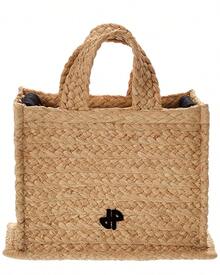 PATOU JP Small Raffia Tote - Nhiều màu - Xem 3