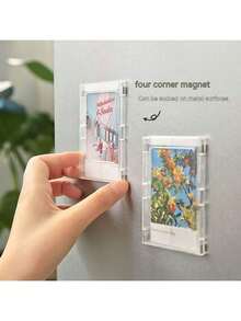 5 piezas de portafotos magnético creativo y multicolor para escritorio, decoración y útiles escolares - Multicolor - Ver 1