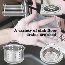 1 Set Kitchen Disposable Filter Net, Leftover Food Strainer, Sink Drain Basket, ABS Plastic Triangle Drain Rack, Hanging Storage Rack, Sink Drain Filter, Bathroom Drain Cover, Kitchen Sink Drain Filter - Multicolor - View 7