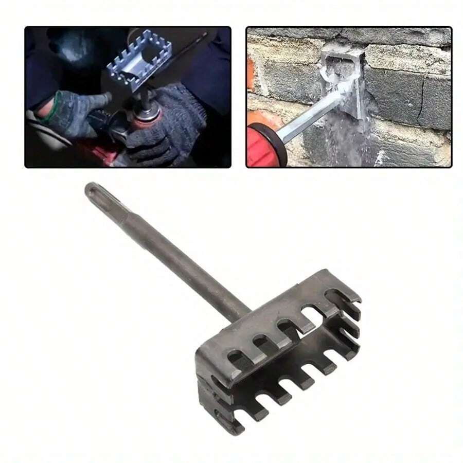 Square Punch With Hard And Wear-Resistant 86 Wire Box, Hydraulic Electric Hammer With Square Handle For Quick Drilling, Wire Box Slotting, Round Handle Slotting, Unique Trapezoidal Tooth Design, Full Of Design Sense