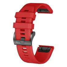 22/20/26mm 快速安装表带兼容 Garmin Tactix 8 47/51mm/Descent G2/Mk3/Mk3i 43/51mm/Enduro 3/2/Fenix8 47/51/43mm/Fenix E/7/7x/7s/5S/5/5X Plus/6S/6/6XPro，适用于 Forerunner965/Quatix 7/7pro/Epix Pro 42MM 的柔软硅胶运动表带 - A - 查看 17