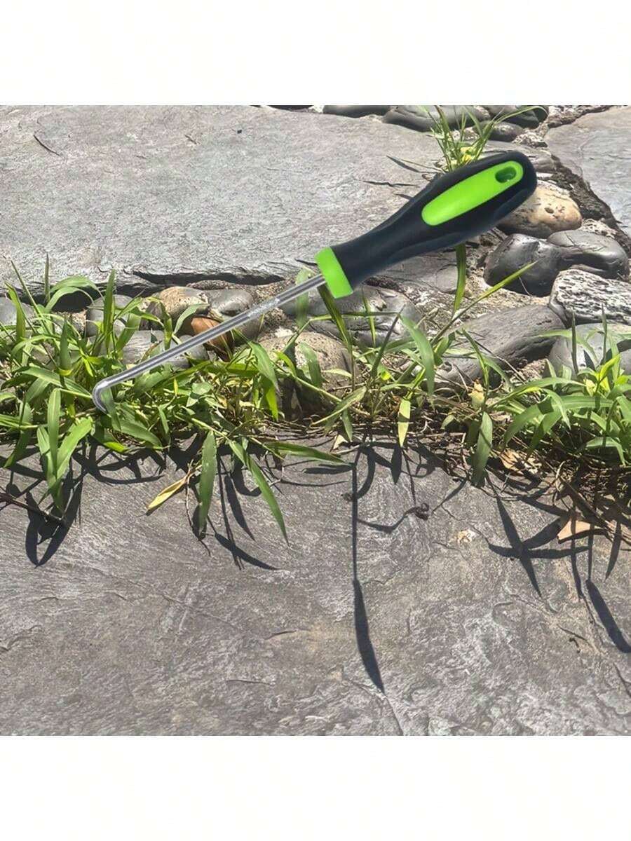 Ajudante de Jardim Ganchos de Metal Resistentes para Capinar e Cultivar - Dentes Afiados para Remoção Eficiente, Remoção de Grama, Pedra e Musgo - Empunhadura Ergonômica, Ferramenta de Construção Durável para Manutenção de Jardim, Ferramenta de Capina para Jardinagem, Gancho de Metal Resistente, Design Ergonômico