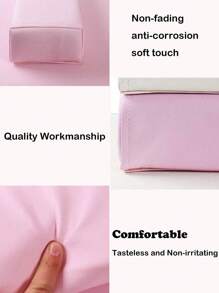 1pc Solid Color Rectangle Manicure Hand Pillow, PU Leather, Washable, Soft & Comfortable To Relieve Hand Fatigue, Manicure Salon Tool