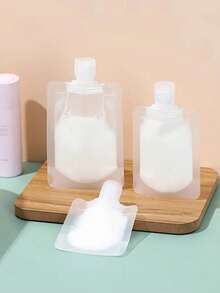 可重复灌装旅行收纳袋 | 洗发水/乳液可重复灌装扁平旅行瓶套装 - 彩色 - 查看 3