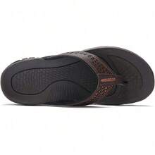 KIIU Mens Thong Sandals Indoor And Outdoor Beach Flip Flop - Brown 81 - View 11