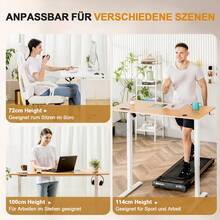 Höhenverstellbarer Schreibtisch 160x70 cm mit USB-Buchse und Haken, Elektrisch Verstellbarer Computertisch, Steh-Sitztisch Stehpult Stehschreibtisch Weiß