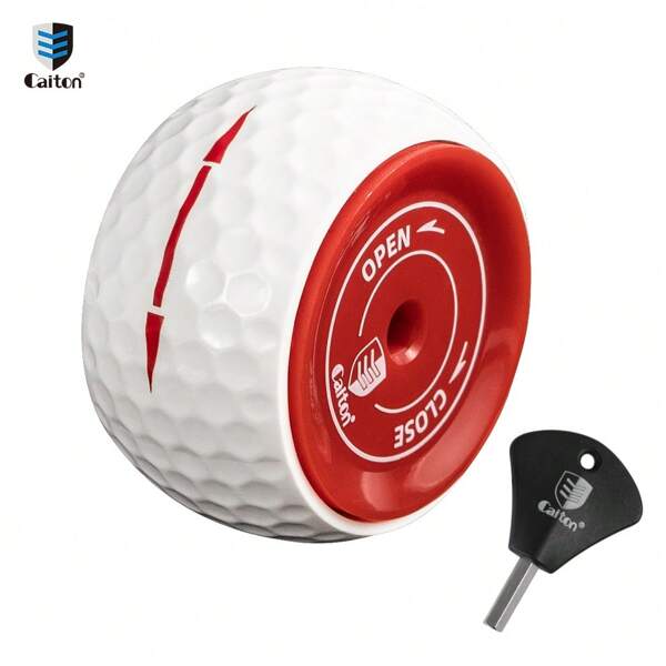Caiton Bola de práctica de putter de golf Caiton, ayuda de entrenamiento de golf profesional, peso ajustable, seguimiento de movimiento visible - Mejora tus habilidades de putting, estabilidad, precisión y confianza, regalo ideal para amantes del golf