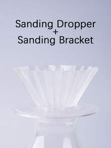 1Suit Origami pliabil rășină cafea Dripper filtru ceașcă picurare + suport 2 buc - spălare manuală doar, reutilizabil plastic Dripper pentru turnare, presă franceză și espresso - ideal pentru casă, cafenele și restaurante, accesorii pentru cafenea bar