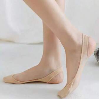 5 Pairs Women's Short Socks, Best Socks For Women, Minimalist Fashion Solid Color Socks