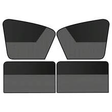 1/2/4PCS Premium Car Sunshade: 100% UV Blocking For A Cool Interior - Black - View 10