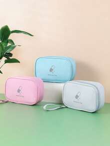 Portable Medicine Storage Bag, Waterproof Large Capacity Travel Essential, Suitable For Home, Car, Outdoor, Camping, Hiking, Can Be Used As Storage Bag, Cosmetic Bag, Travel Organizer, Large Capacity Cosmetic Box, Multi-Purpose - Multicolor - View 9