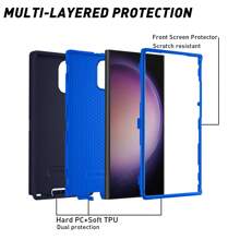 FOGEEK Coque de protection robuste 3-en-1 pour [Anti-choc][Anti-chute][Anti-dérapante], protection multicouche