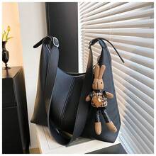 Women Shoulder Bags - 白帶掛件 - 查看 6