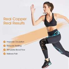 2 Pack COPPER Knee Braces For Knee Pain Relief - Compression Sleeve For Men & Women - Knee Support For Meniscus Tear, ACL, Arthritis, Joint Pain For Running, Weightlifting & Workouts