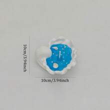 1PC Candle - Starfish And Shell Shaped Soy Wax Candles, Essential Oil Candles, Household Candles, Birthday, Christmas, Thanksgiving, Mother's Day, Women's Stress Relief Gifts, 100% Plant Based, No Animal Testing, Candle Accessories Random, Artificial Color Batches Available In Different Colors, But Does Not Affect Use, Some Decorative Accessories Are Random.