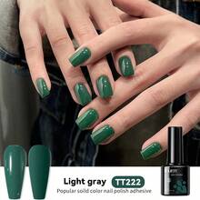 TARTU TARTU Esmalte de Gel para Unhas 8ml - 7 Cores Vibrantes, Remoção por Imersão, Cura por UV/LED, Vinho Roxo Borgonha Rosa Vermelho Vinho Rosa Roxo Azul Verde Branco Preto Azul Amarelo Verde, Cor Semitransparente, Gel Semipermanente para Manicure, Base, Primer, Para Uso Doméstico, Salão e Arte de Unhas, Presente para Mulheres