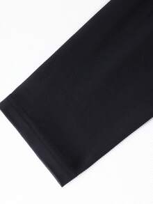 Plus Size Women's Zip Front Off Shoulder Casual Long Sleeve Dress, Casual Long Sleeve Dress, Suitable For Spring And Autumn Wear, Autumn Clothing, Autumn Women's Dress, Black Long Dress, Homecoming Dress