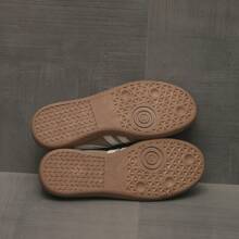 拼色运动鞋 - 拼色休闲运动鞋 - 系带、轻便、软底 - 散步、滑冰、日常穿着 - 女士 - 舒适、时尚、多功能 - 融入时尚与舒适的融合，拼色运动休闲 PU 皮革系带运动鞋，适合假期、学校、家庭、健身房、春夏季 - 卡其色 - 查看 5