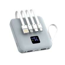 Wireless Charger, Mobile Battery, 20000mAh, Fast Charging, LED Remaining Charge Display, Large Capacity, Lightweight, Compatible With IPhone 16, Smartphone Charger, Lightweight Mini, Small, Large Capacity, IPhone, Android, PSE Certified, Compatible With Both Lightning And Type C, Smartphone Charger, Cute, Stylish