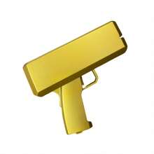 1pc Super Money Gun Toy, Fake Paper Money Spray Gun Toy, Handheld Cash Gun Fake Banknote Dispenser Money Shooting Toy, Halloween Decor,Halloween Party Props,Thanksgiving Gift