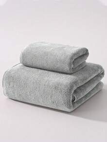 柔软、吸水、不掉毛的珊瑚绒毛巾套装 - 轻盈速干，适合居家、日常使用和情侣使用。可选：1 条 34 英寸 X 75 英寸手巾或 1 条 70 英寸 X 140 英寸浴巾或 1 条 40 英寸 X 80 英寸大手巾或 1 条 90 英寸 X 170 英寸大浴巾，适用于美容院、酒店运动、家居必需品、毛巾、护肤等场合。