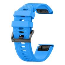 22/20/26mm 快速安装表带兼容 Garmin Tactix 8 47/51mm/Descent G2/Mk3/Mk3i 43/51mm/Enduro 3/2/Fenix8 47/51/43mm/Fenix E/7/7x/7s/5S/5/5X Plus/6S/6/6XPro，适用于 Forerunner965/Quatix 7/7pro/Epix Pro 42MM 的柔软硅胶运动表带 - A - 查看 8