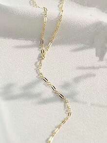 1pc Women's Simple Lip Chain Style Necklace - W-xL280 Chain Necklace - View 4