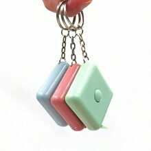 Daily Nordic Color Candy Color Mini Tape Measure, Automatic Telescopic Plastic Ruler, Measuring Tape Measure