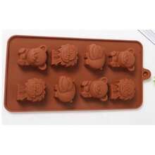 Non-Stick 3D  Silicone Mold | Confectionery, Cake, Sweets, DIY - MẪU 16 - Xem 1