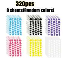 2000/400/200/40片装星星贴纸，适合节日派对装饰，彩色星星图案贴纸，防水防汗迷你贴纸，化妆，便宜，房间装饰，梳妆台，旅行，卧室，化妆配件，便宜，圣诞礼物，化妆，化妆工具，便宜货，礼物，女士礼物，圣诞礼物，赠品，旅行，便宜货，旅行必备 - 彩色 - 查看 8