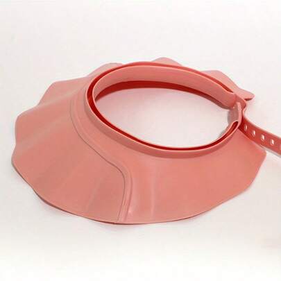 1 pieza Máscara protectora ajustable para los ojos y gorro de ducha - Suave, cómodo e impermeable, fácil de lavar el cabello - Ajuste perfecto - Disponible en beige, rosa y azul, gorro de ducha y productos de baño