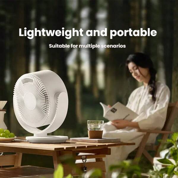 Xiaomi BPLDS10DM Small Desktop Air Circulation Fan DC Frequency Conversion Light Home Bedroom Office Desk Fan Portable Silent Fan