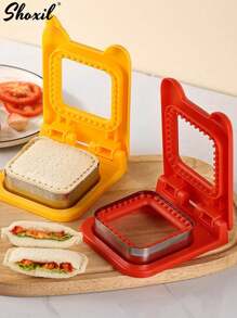 shoxil 1 PIEZA Cortador y sellador de sándwiches - Molde para Uncrustables para niños, molde de bolsillo para sándwiches, accesorios para lonchera, útiles escolares perfectos para preparar el almuerzo y los snacks