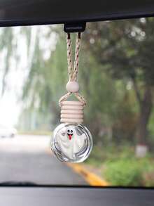 1 pieza Adorno colgante de botella de perfume con diseño de panda para el interior del coche, accesorio para el espejo retrovisor - Unitalla - Ver 16
