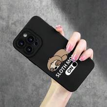 Tree Sloth Cartoon Pattern, Angel Eye Frosted TPU Phone Case - Mixed Color 1 - View 5