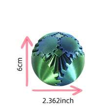 1 món đồ chơi xoay hình bánh răng in 3D, đồ chơi giảm căng thẳng hình bánh răng, đồ chơi ngón tay hình bánh răng, đồ chơi để bàn hình bánh răng, đồ chơi bánh răng giúp giảm lo âu. - Nhiều màu - Xem 6