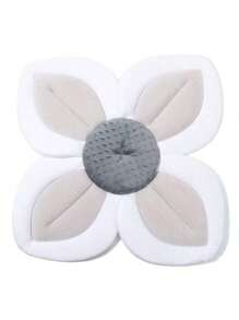 Infant Bath Mat, Baby Shower Flower Printed Non-Slip Bath Pad, Sunflower Decorative Sink Mat