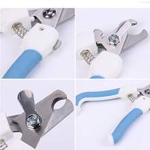 1pc Pet Nail Clippers, Stainless Steel Nail Trimmer For Dogs & Cats, Grooming & Cleaning Supplies (With Nail File)