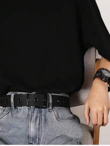 1 Peça Cinto de Lona Respirável de Náilon Masculino, Equipado com Fivela Militar Tática, Cinto de Náilon Outdoor Juvenil, Cinto de Fivela Trançada Respirável e Fashion, Tamanho Ajustável Poroso, Cinto Tático, Adequado para Lazer de Verão de Adolescentes, Esportes Outdoor, Viagem de Férias