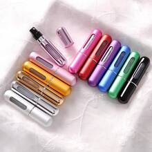 5ml Refillable Travel Perfume Atomizer Spray Bottle, Portable Bottom Filling Perfume Bottle - bright pink - 查看 1