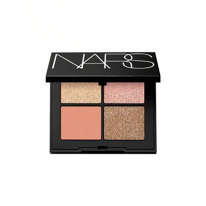  NARS 四色眼影盘 #Orgasm，4.4克/0.16盎司 | 柔滑易晕染配方 | 四色眼影盘，百搭色调 | 持久显色，可叠加 | 缎光妆效 | 适合日夜妆容 | 高显色度，顺滑易涂抹 | 适合所有肤色 | 小巧便携